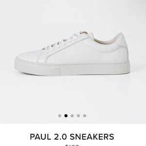 NWOB VAGABOND MENS 11.5 White leather Paul 2.0 sneaker